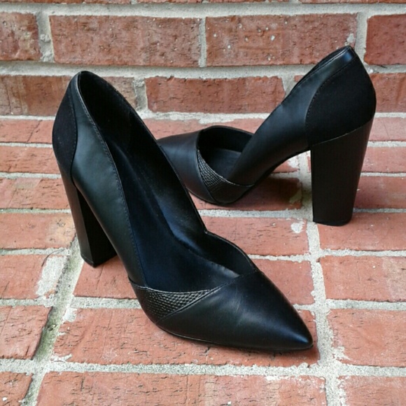 Charles By Charles David | Shoes | Charles By Charles David Black Block  Heel Pumps | Poshmark